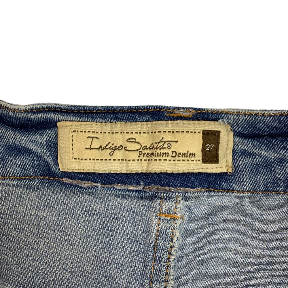 Indigo Saint Premium Denim Women’s Shorts Size 4, Waist 27 - Picture 5 of 9